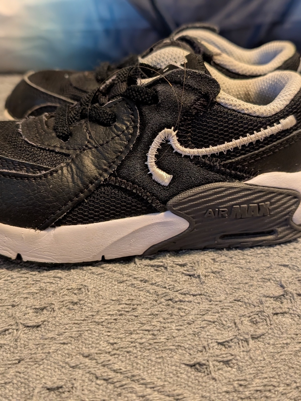 Nike Kids Black and White Air Max Sneakers